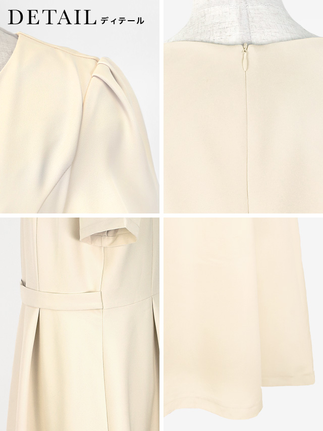 半袖ワンピーススーツツイードリボンジャケットセットパーティードレスの商品詳細2