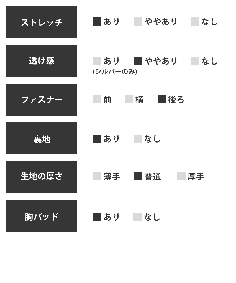 ボウタイ長袖シフォンフォーマルブラウスのサイズ表