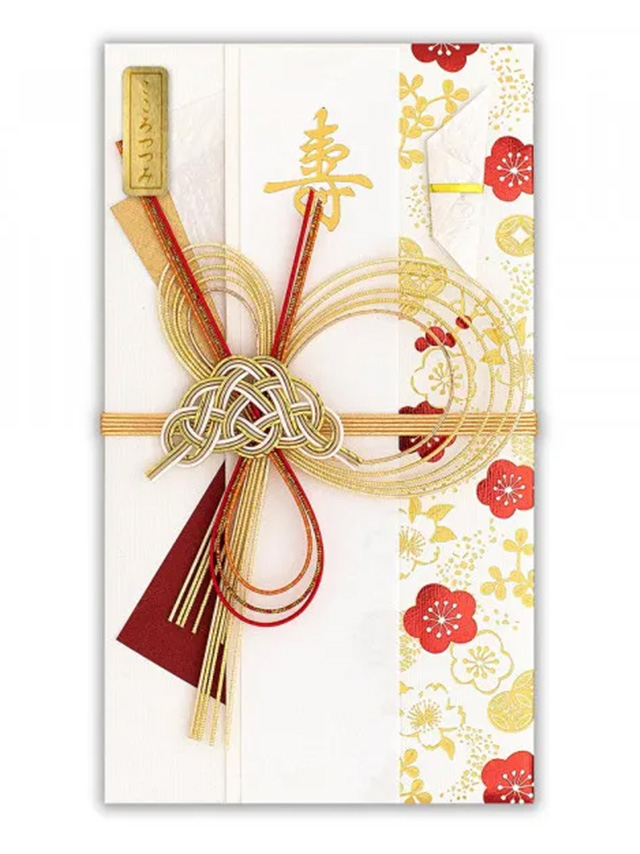 梅桜紅白松結びご祝儀袋のイメージ画像1