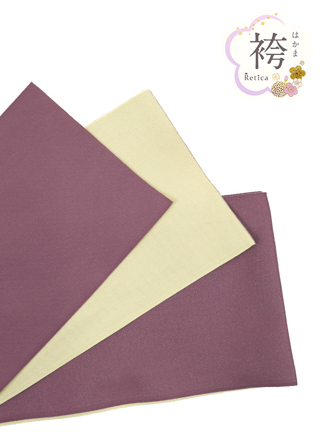 白地に牡丹花柄紐レース袴3点セットの商品詳細3