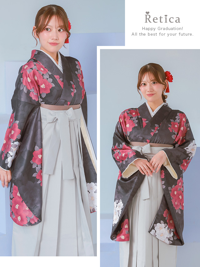 選べるニュアンスカラーはかま3点セットのイメージ画像2