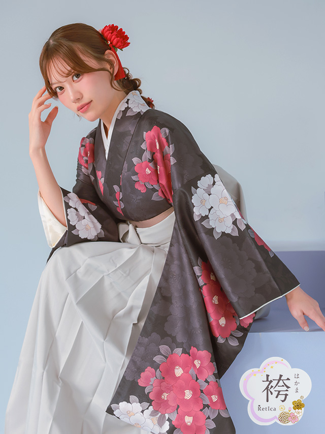 選べるニュアンスカラーはかま3点セットの聖菜ちゃんイメージ画像