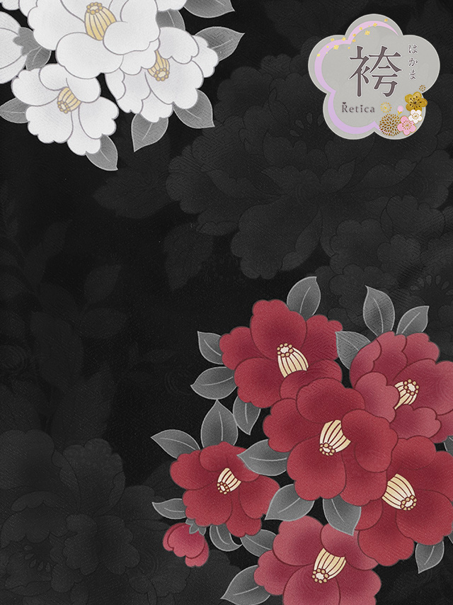 選べるニュアンスカラーはかま3点セットのりせりちゃんフロントバック画像