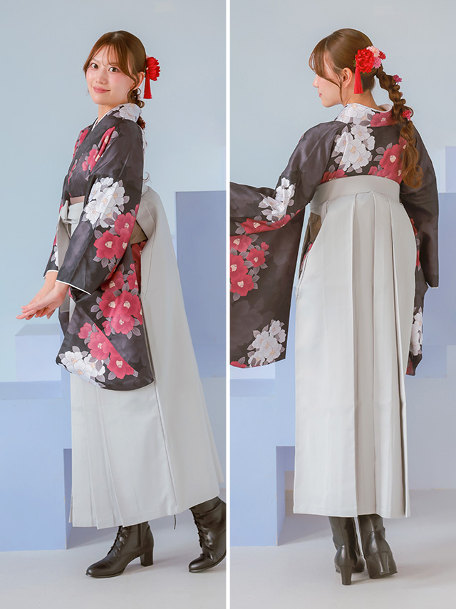 選べるニュアンスカラーはかま3点セットのももあちゃんイメージ画像