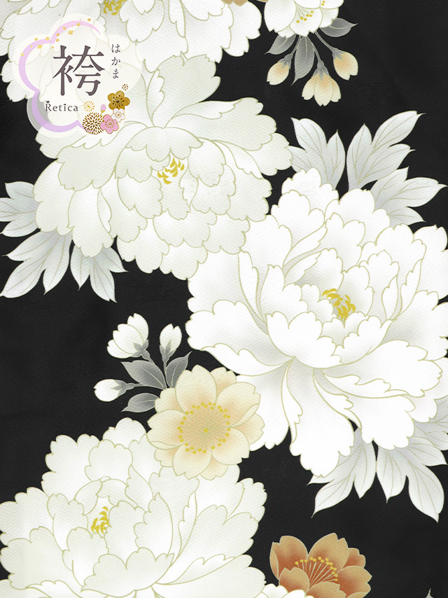 選べるニュアンスカラーはかま3点セットのりせりちゃんフロントバック画像