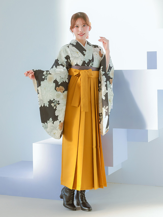 選べるニュアンスカラーはかま3点セットのりせりちゃんフロントバック画像