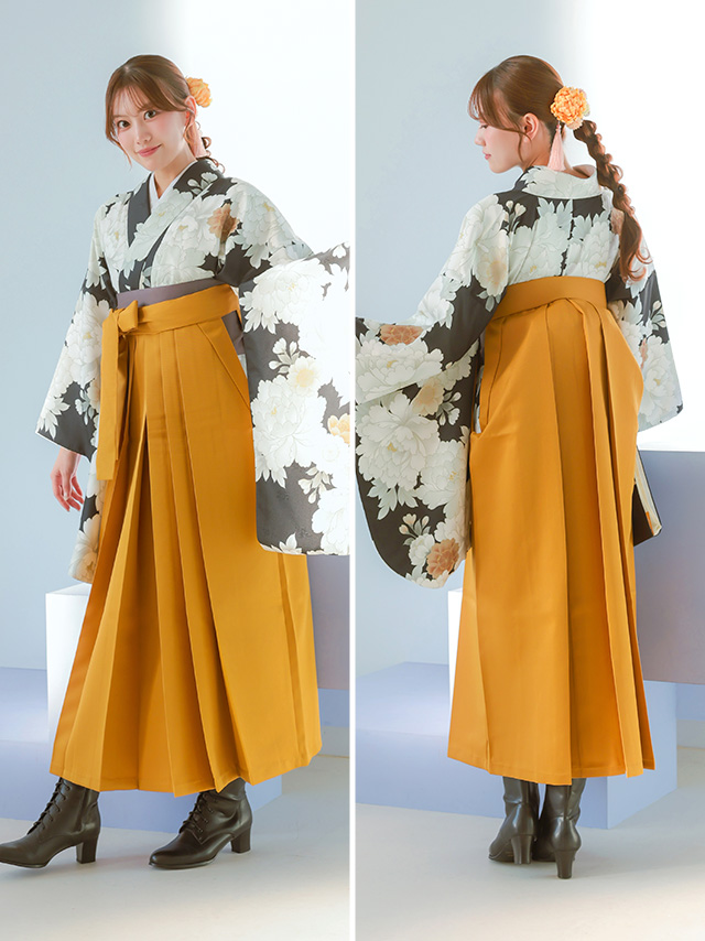 選べるニュアンスカラーはかま3点セットのももあちゃんイメージ画像