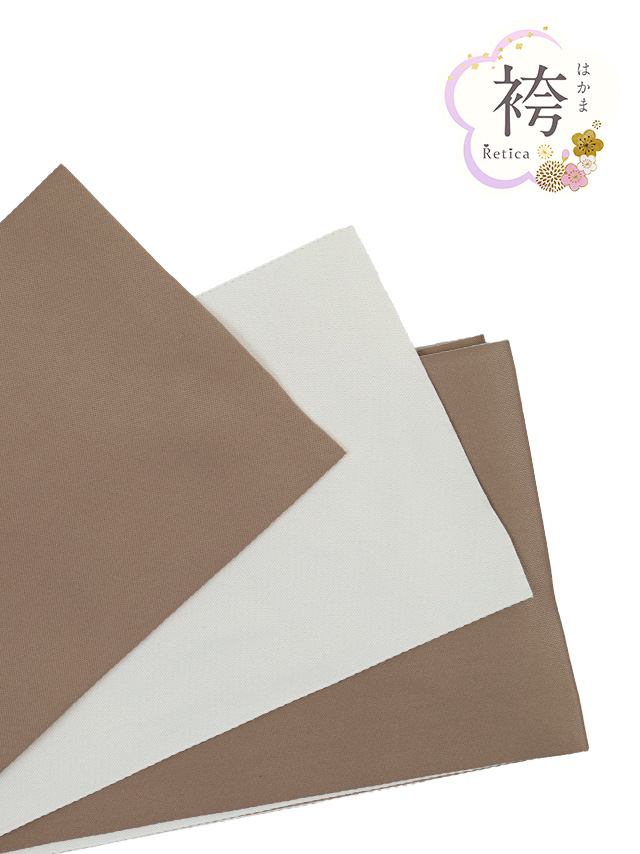 黒地に椿柄レトロモダン袴3点セットの商品詳細2