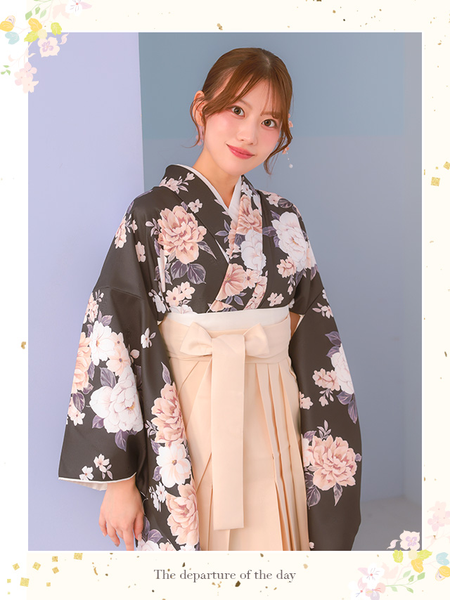 選べるニュアンスカラーはかま3点セットのイメージ画像1