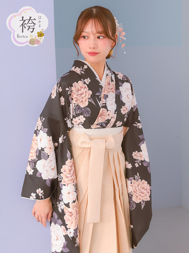 選べるニュアンスカラーはかま3点セットの聖菜ちゃんイメージ画像