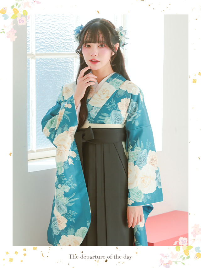 選べるニュアンスカラーはかま3点セットのイメージ画像1