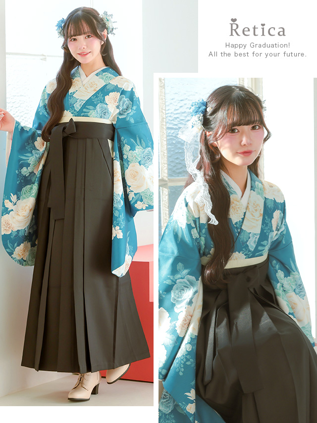 選べるニュアンスカラーはかま3点セットのイメージ画像2