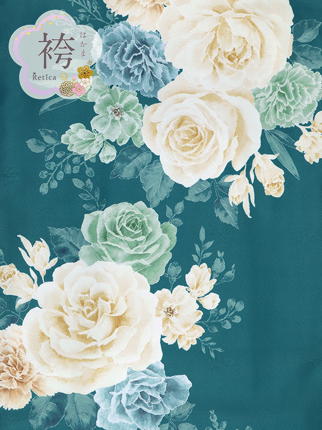 選べるニュアンスカラーはかま3点セットのももあちゃんイメージ画像