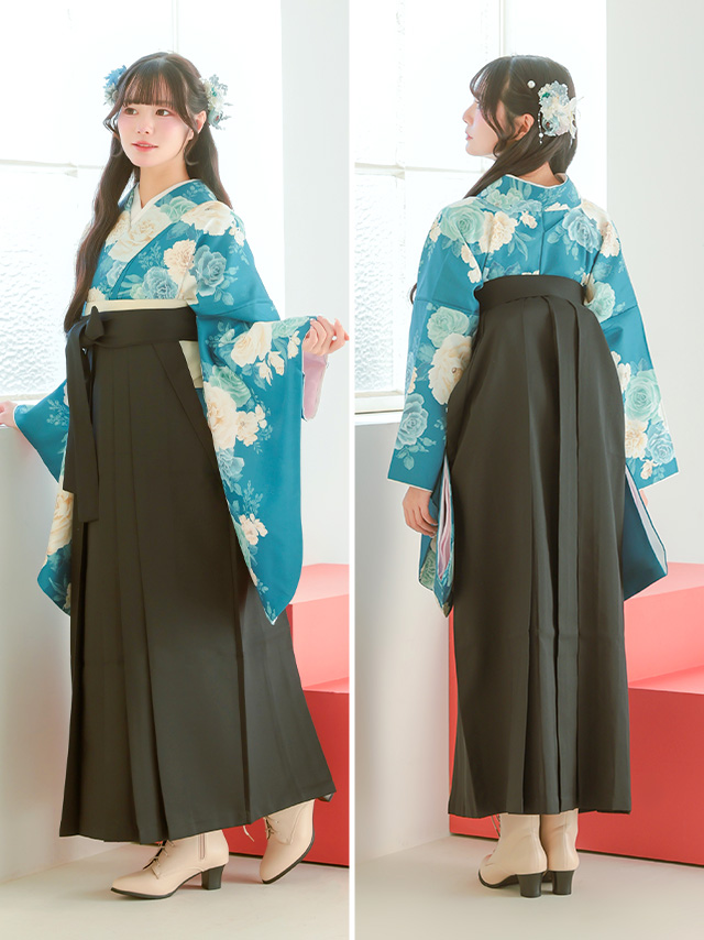 選べるニュアンスカラーはかま3点セットのももあちゃんイメージ画像