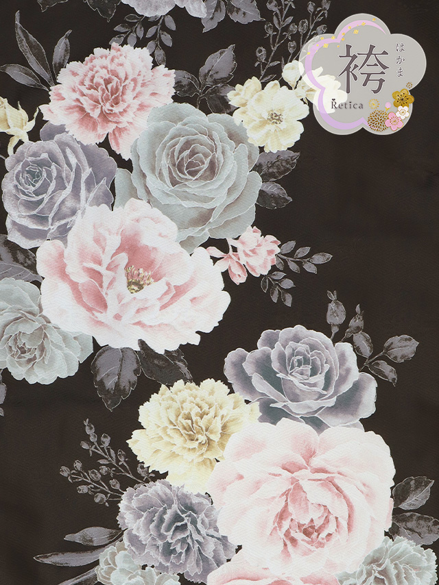 選べるニュアンスカラーはかま3点セットのももあちゃんイメージ画像