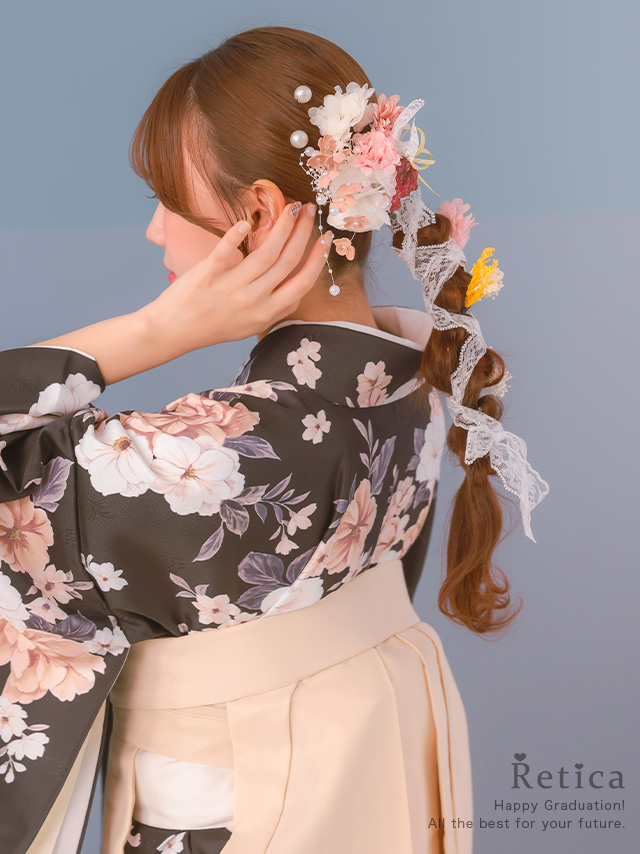 選べるニュアンスカラーはかま3点セットのイメージ画像1