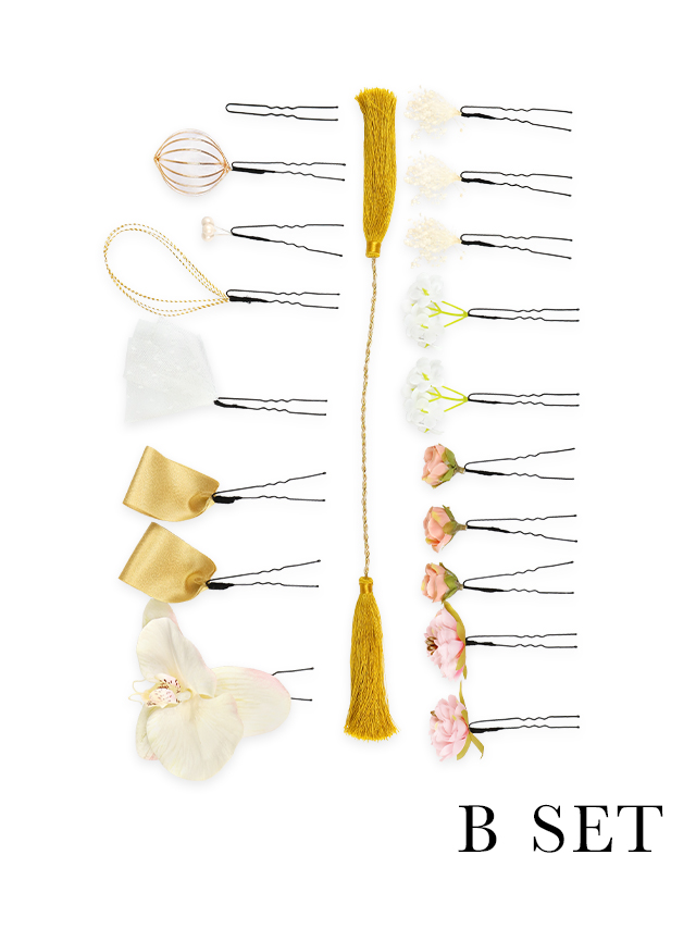 選べるニュアンスカラーはかま3点セットの聖菜ちゃんイメージ画像