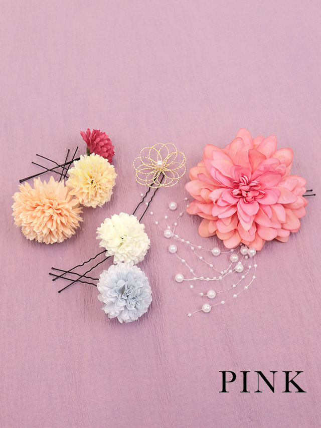 選べるニュアンスカラーはかま3点セットの聖菜ちゃんイメージ画像