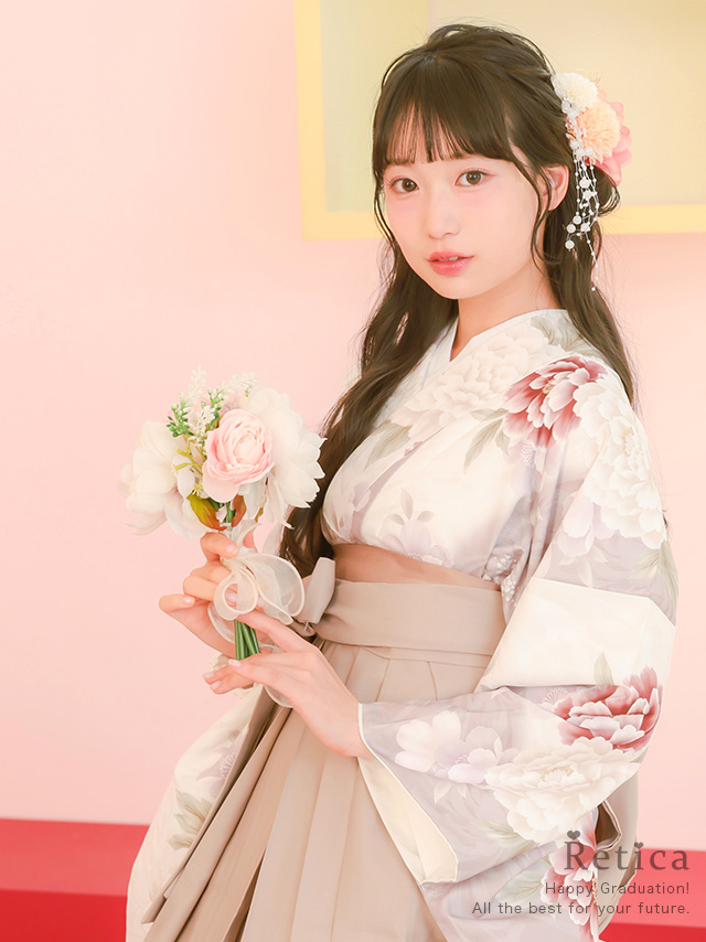 垂れパールダリアヘアアクセサリー8点セットのイメージ画像