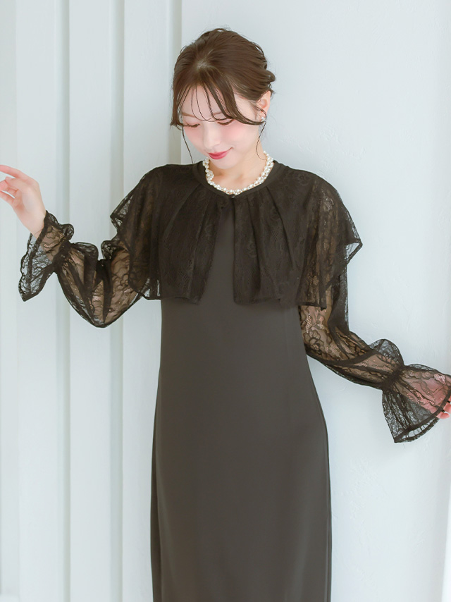 フリルレースフェミニンボレロのイメージ画像2