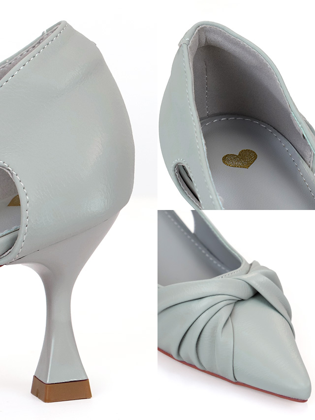 カシュクールデザインハイウエスト切り替えパーティードレスのイメージ画像3