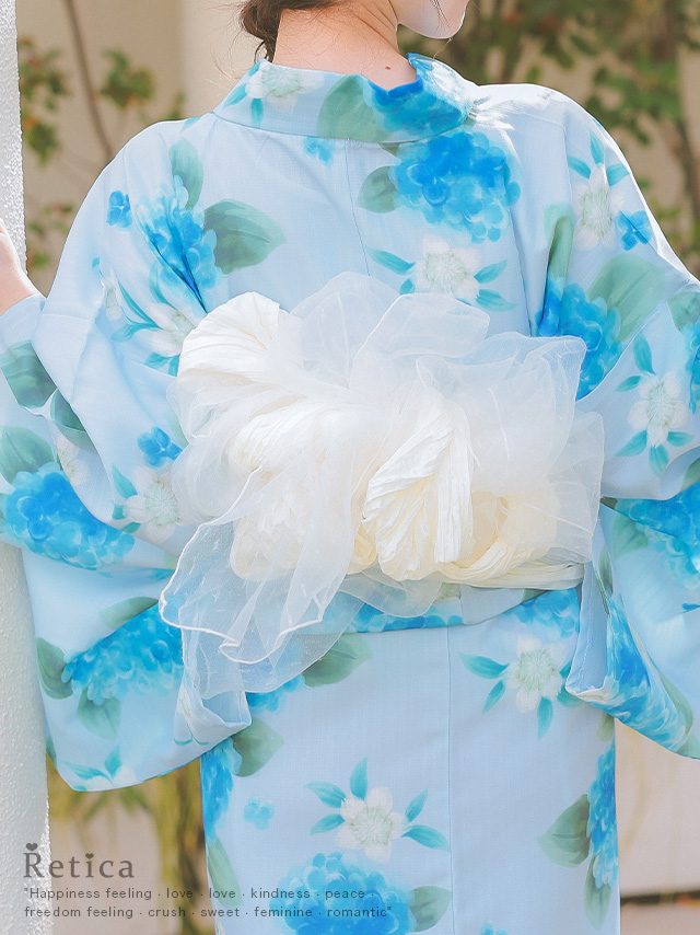 シアーラメ生地飾り兵児帯のイメージ画像3