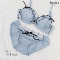 下着セット ブラ ショーツ セット レースフリルブラジャー&ショーツセット