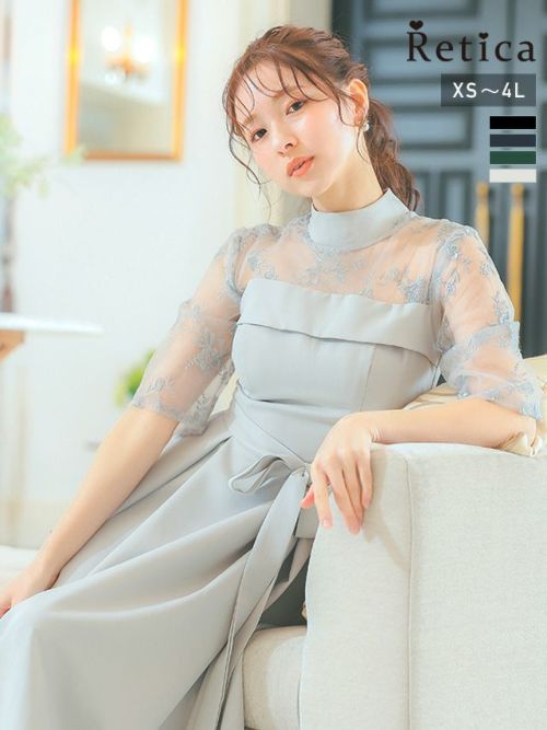 送料無料 パーティードレス ワンピース S~2XLサイズ 3293 結婚式 ワンピース パーティードレス[品番：ZY000003346]｜GIRL