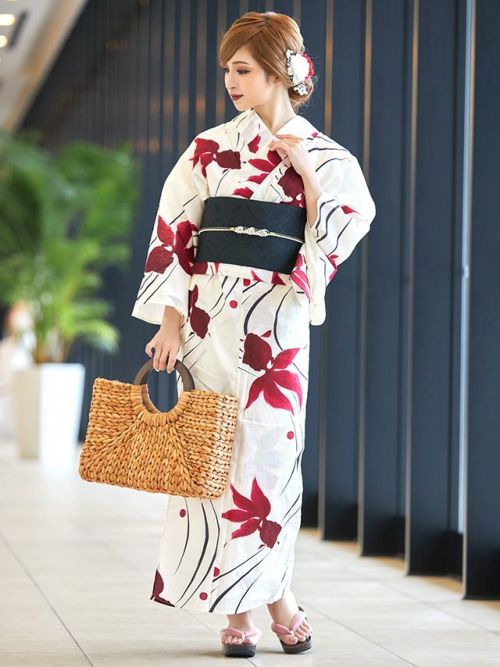 新品☆呉服屋♪粋モダン！大人上品な金魚に大輪花　夏着物　浴衣３点セット 000000002167-05-l.jpg?t=