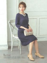 SALE] サテン生地アンクルストラップ付きローヒールパンプス