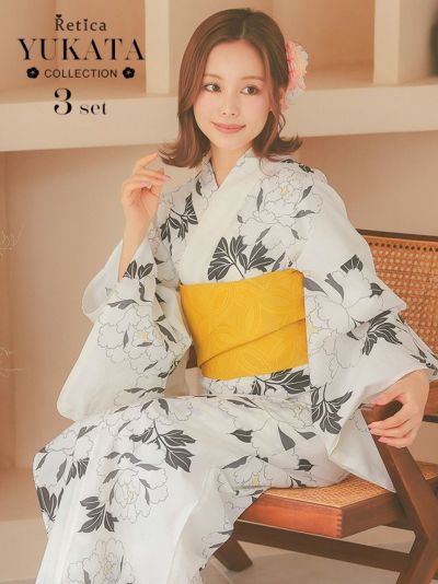 画像の帯つき◆涼し流水色浴衣◆新品　呉服店購入 大正ロマン 楽天市場】【セール10%オフ】二部式浴衣 「 流水菊 」公式